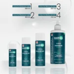 HairMD Hair Repair Shampoo lifestyle visual – hair combing and scalp close‑up