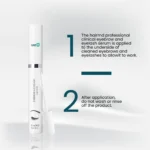 HairMD Eyebrow & Eyelash Serum usage instructions – apply and do not rinse