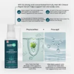 HairMD Clinical Hair Repair Serum info with PhytocellTec and Procapil visuals, 60 ml