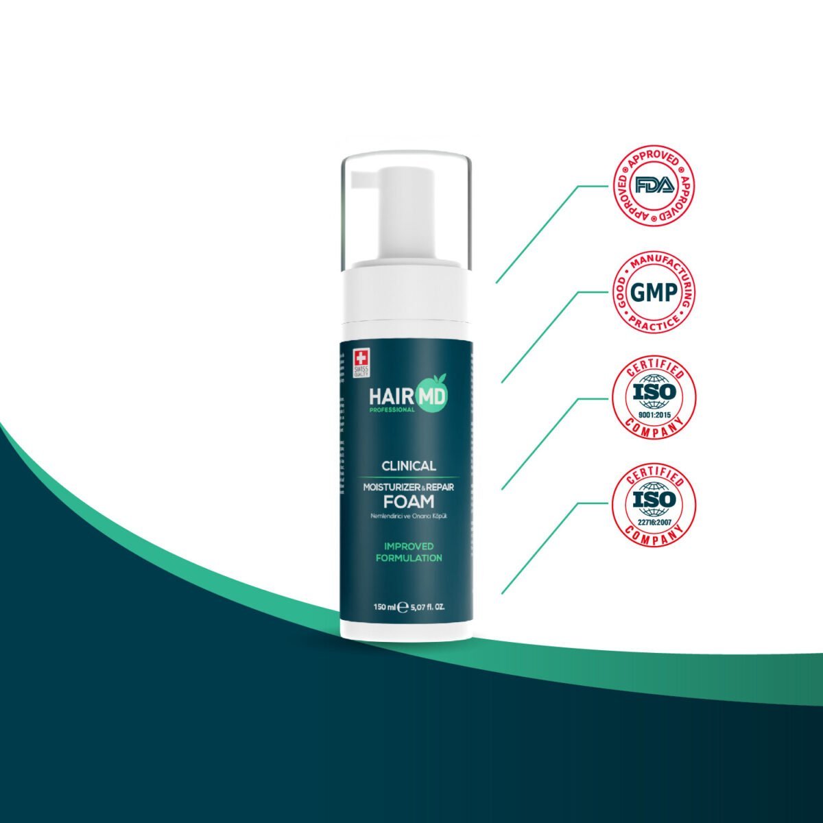Hairmd Clinical Moisturizer & Repair Foam