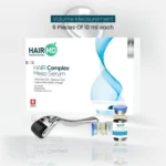 HairMD Meso Serum set with volume note 6 pieces of 10 ml each and dermaroller