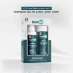 HairMD Repair Set box with volume note: Shampoo 250 ml and NEC Lotion 125 ml