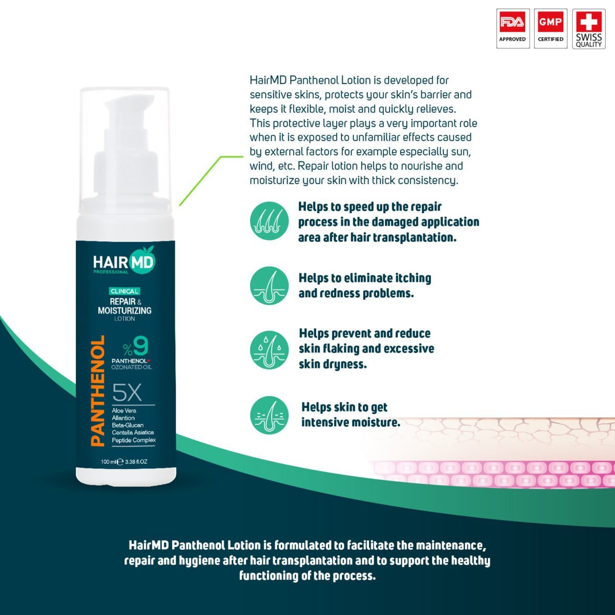 Hairmd Clinical Repair & Moisturizing Lotion