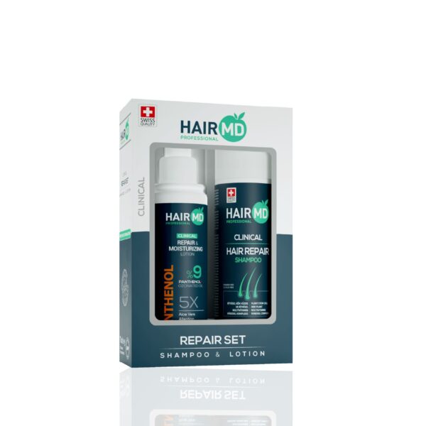 Hairmd-clinical-repair-set-shampoo-100ml-panthenol-9-lotion-100ml | Hairmd Clinical Series Products