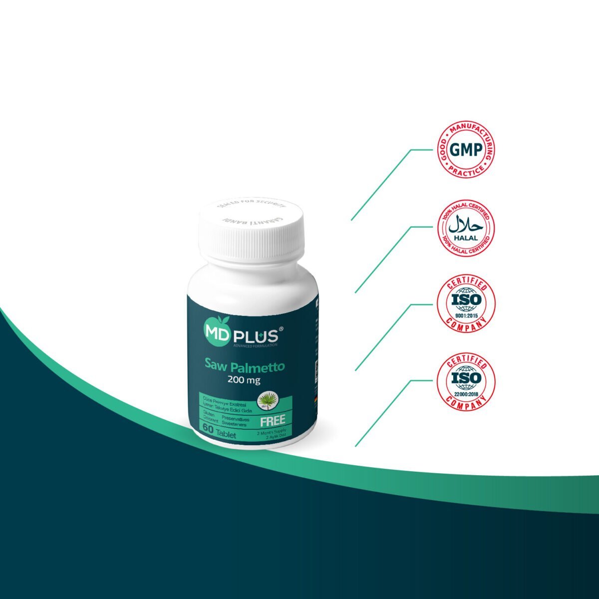 MD PLUS Saw Palmetto 200 mg