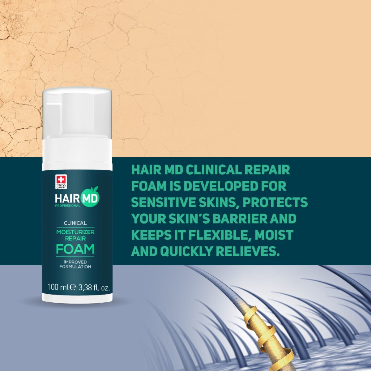 HairMD Clinical Moisturizing Repair Foam