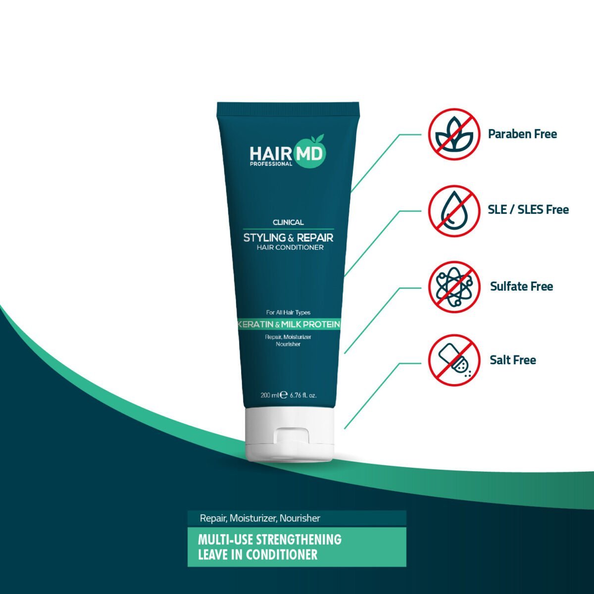 HairMD Clinical Styling & Repair Hair Conditioner 200 ML