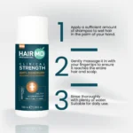 Three‑step usage guide for HairMD Anti‑Dandruff Advanced Shampoo