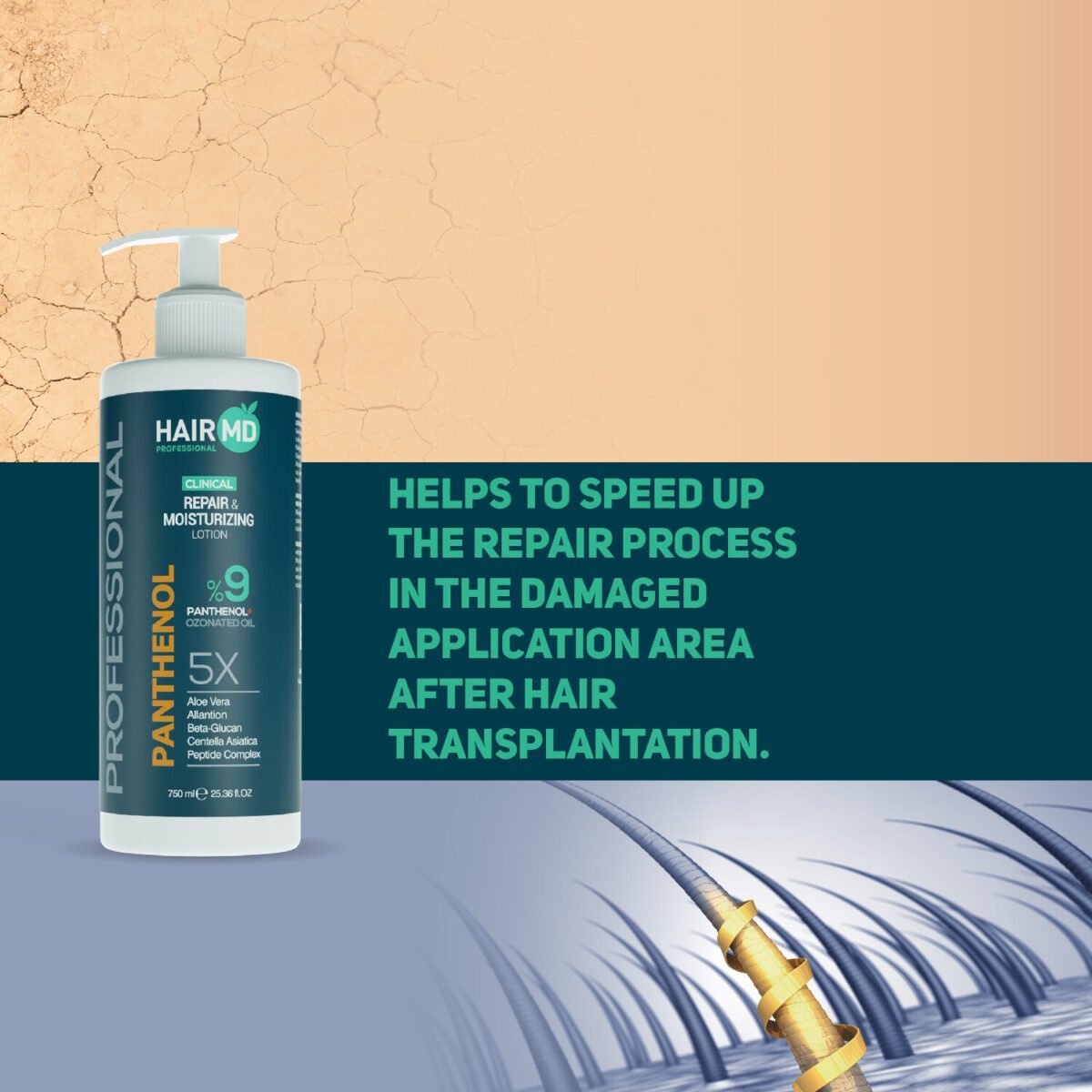 HairMD Professional Repair & Moisturizing Lotion