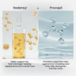 Redensyl and Procapil visuals featured as actives in HairMD GF+ Hair Serum