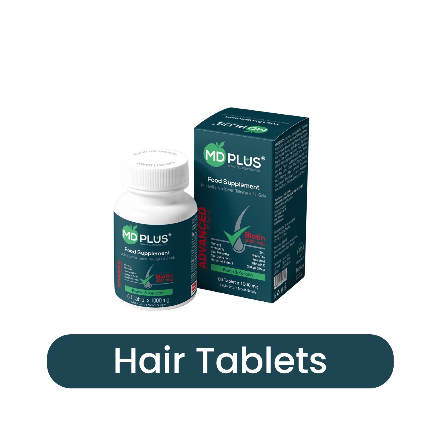 HairMD Multivitamin Tablets Category