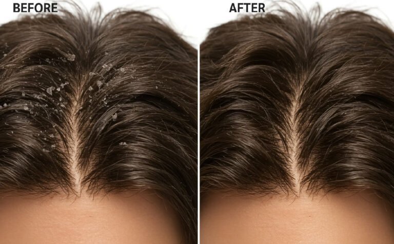 HairMD AntiDandruff Shampoo Result – Before and After