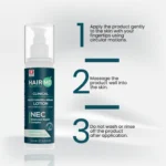 Step‑by‑step usage guide for HairMD Moisturizer & Repair Lotion